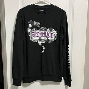 Beetlejuice Sandworm Logo Sweatshirt Small
